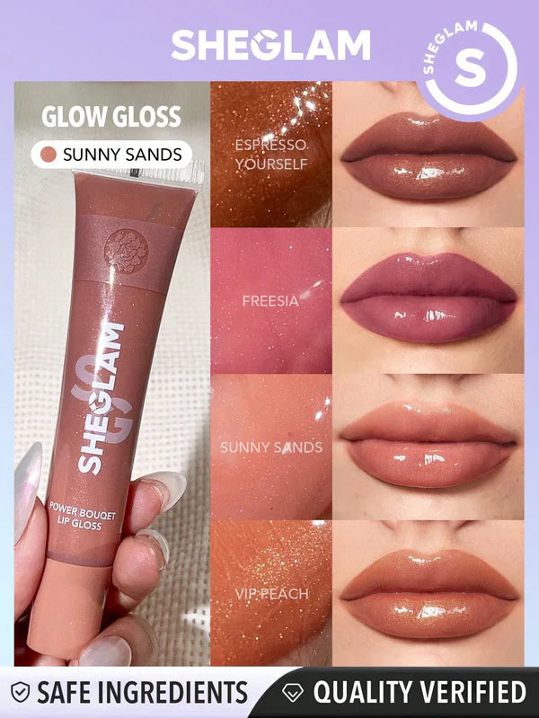 Sheglam Power Bouquet Lip Gloss - sunny Sands