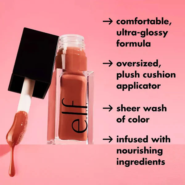 E.l.f. Glow Reviver Lip Oil - Coral Fixation