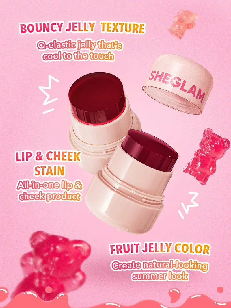 Sheglam- Jelly- Licious Hydrating Lip & Blush Tint- Ahoy