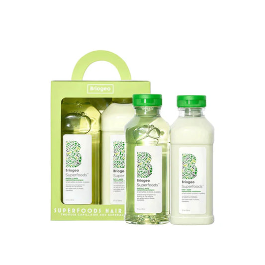 Briogeo Superfoods Kale, Apple, Matcha and Apple Replenishing Shampoo and Conditioner Duo