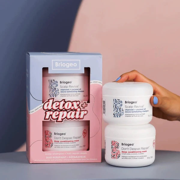 Briogeo Detox + Repair Scalp Shampoo + Hair Repair Mask