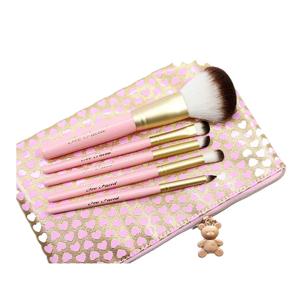 Too Faced Teddy Bear Hair 5pc Brush Set