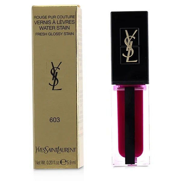 Yves Saint Laurent Vernis A Leveres Water Stain Lip Stain - 603 In Berry Deep