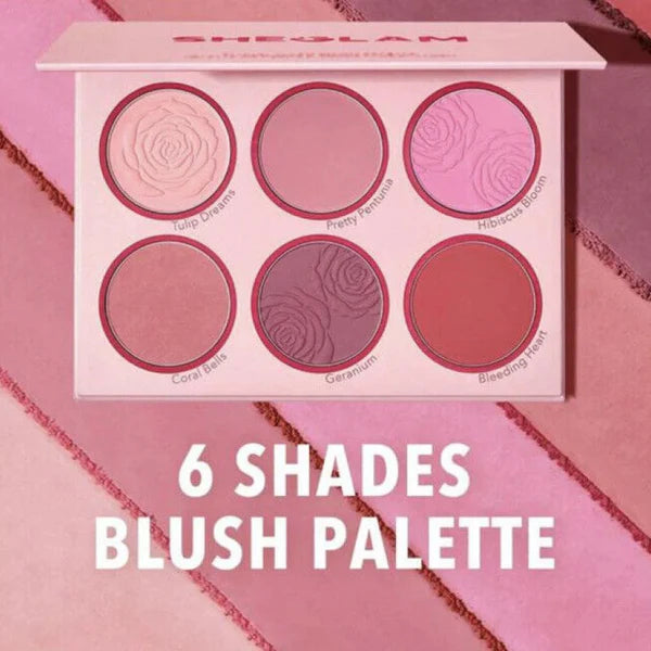 SheGlam Floral Flush Blush Palette