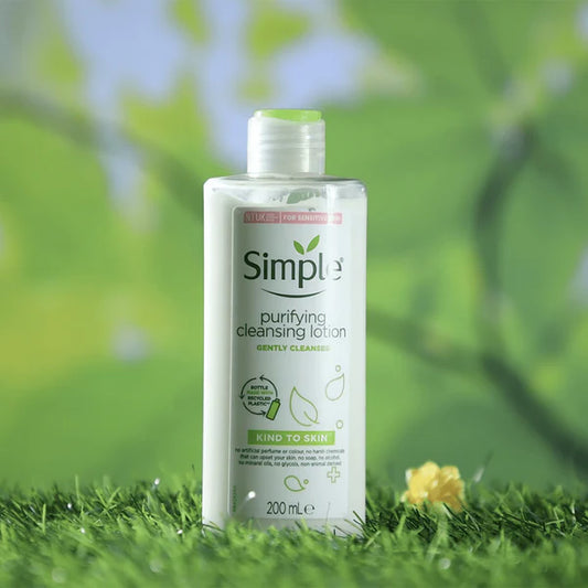 Simple -Purifying Cleansing Lotion Gently Cleanses - 200ml