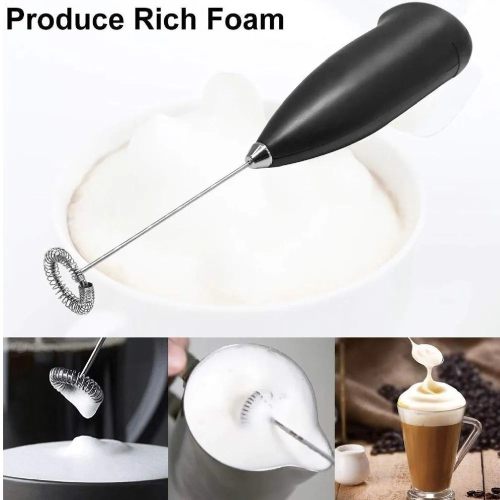 Portable Egg Beater and Coffee Mixer-Battery Operated