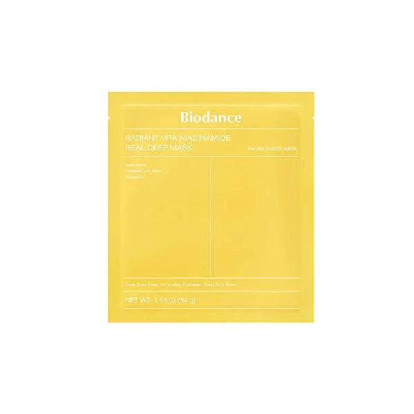 Biodance Radiant Vita Niacinamide Real Deep Mask 1 Pc