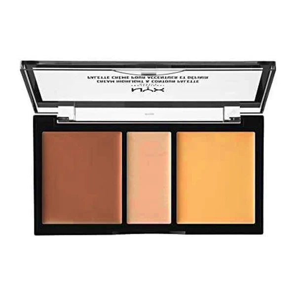 NYX Cream Highlight & Contour Palette - Light