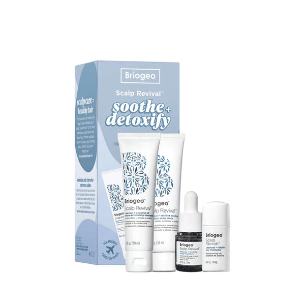 Briogeo Scalp Revival Soothe + Detoxify Travel Set