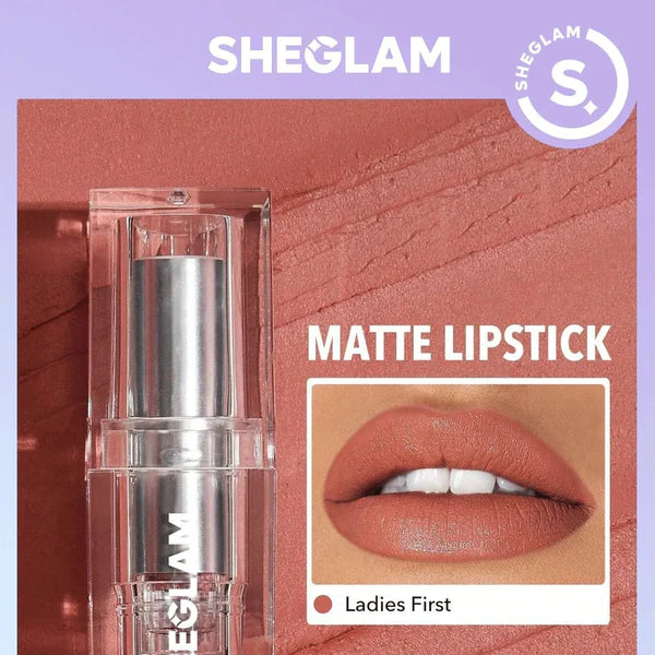 SHEGLAM COSMIC CRYSTAL MATTE LIPSTICK - LADIES FIRST