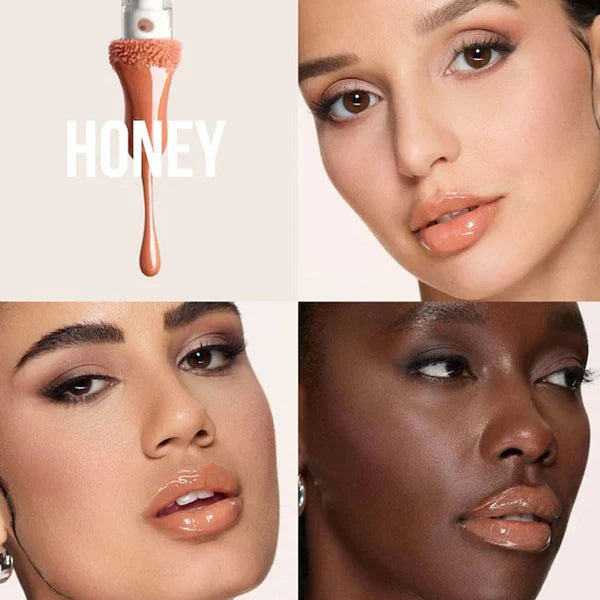 Huda Beauty Faux Filler Extra Shine Lip Gloss - Honey