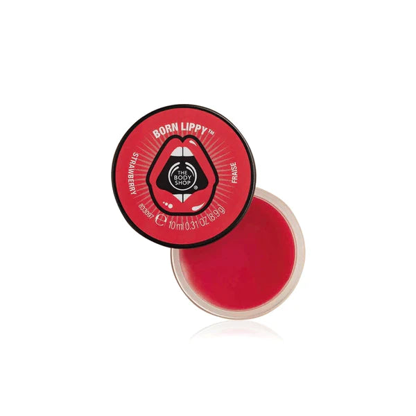 The Body Shop Born Lippy Strawberry Lip Balm - 10 ml