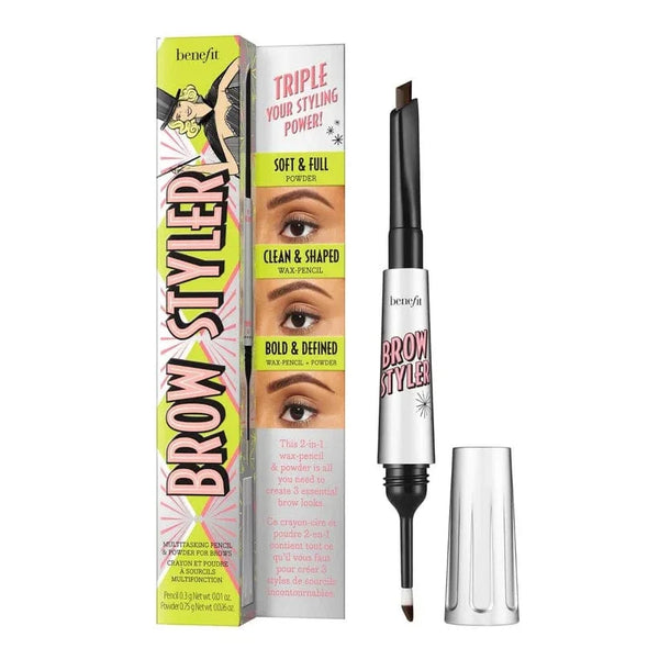 Benefit Cosmetics Brow Styler Brow Pencil & Powder Duo 5 Warm Black Brown
