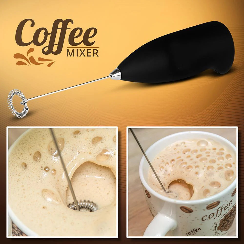 Portable Egg Beater and Coffee Mixer-Battery Operated