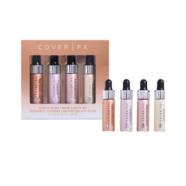 COVER FX Limited Edition Glam & Glow Liquid Lights Set