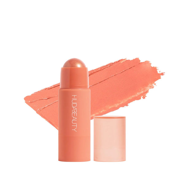 Huda Beauty Cheeky Tint Blush Stick Perky Peach
