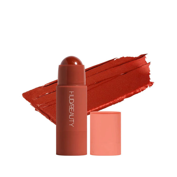 Huda Beauty Cheeky Tint Blush Stick Rebel Red