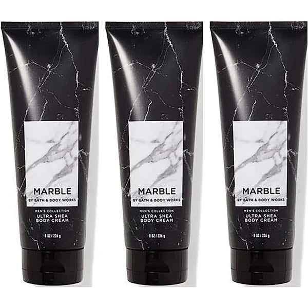 Bath and Body Works Marble For Men Signature Ultra Shea Body Cream