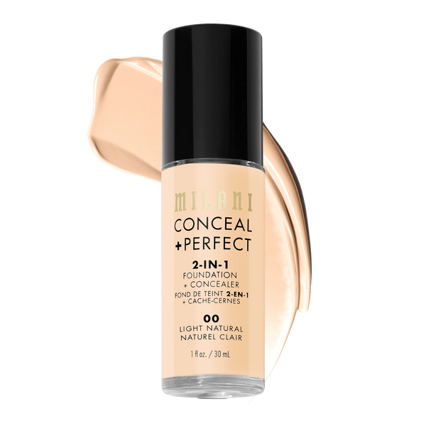 Milani Cosmetics Conceal + Perfect 2-In-1 Foundation 00 Light Natural 30ml