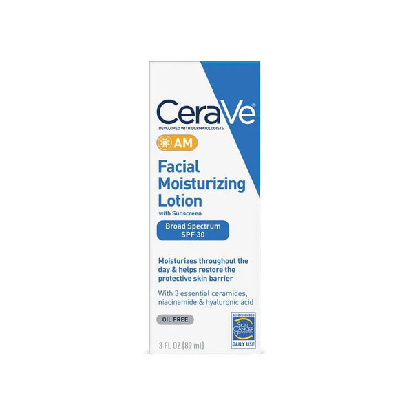 CeraVe AM Facial Moisturizing Lotion - 60ml (Day Lotion) for Hydrated