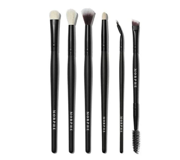Morphe Eye Stunners 6 Pcs Eye Brush Set + Bag