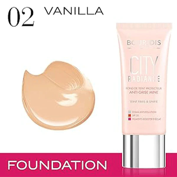 Bourjois City Radiance Foundation 02 Vanilla