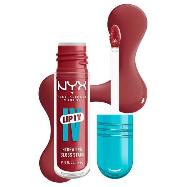 Nyx Professional Makeup Lip I.V. Hydrating Lip Gloss Stain 07 Bubblegum Burst
