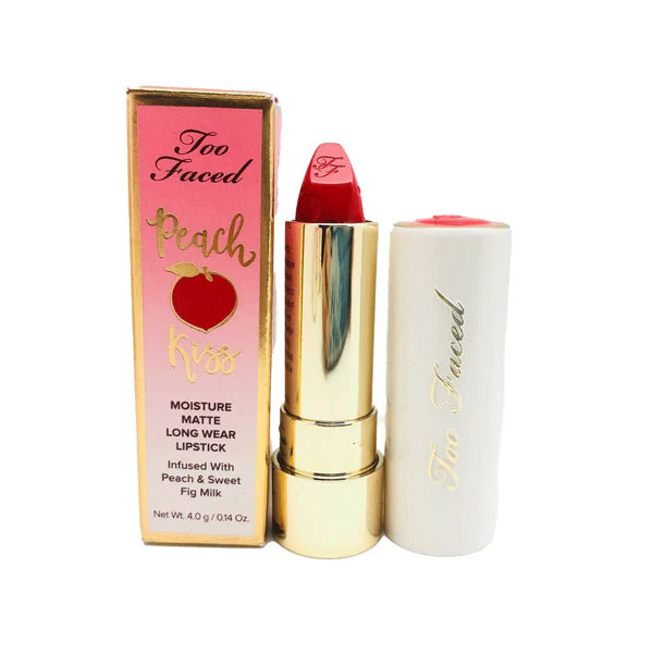 TOO FACED Peach Kiss Moisture Matte Long Wear Lipstick (Where My Peaches At?)