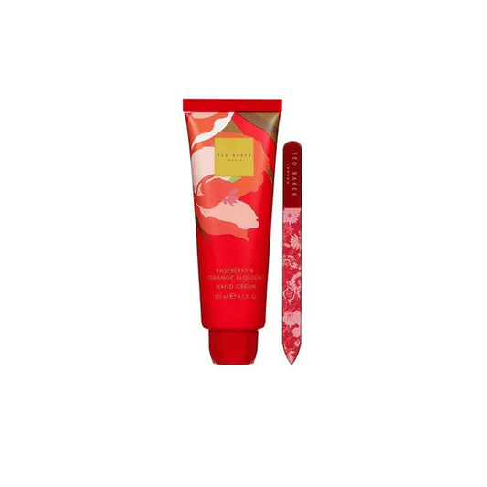 Ted Baker Hand Cream and Nail file Set Raspberry & Orange