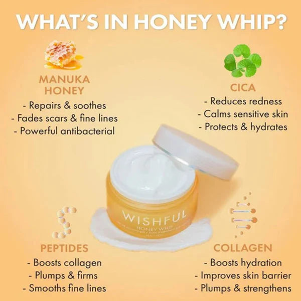 WISHFUL Honey Whip Peptide Moisturizer 10G